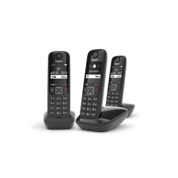 Gigaset AS690 Trio Black DECT